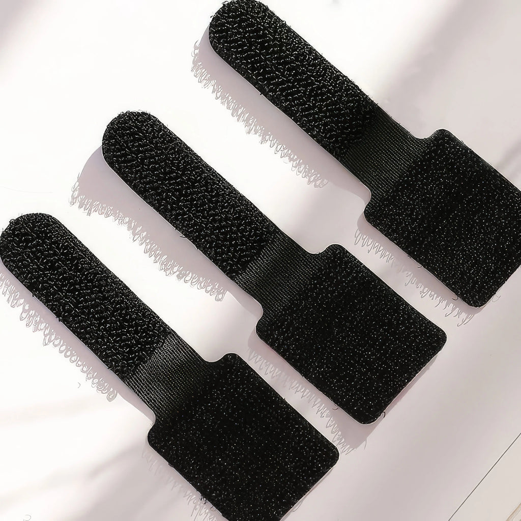 10 Black/White Cable Ties, Black and White Cable Organizer, Used for Data Cable Management and Desktop Computers