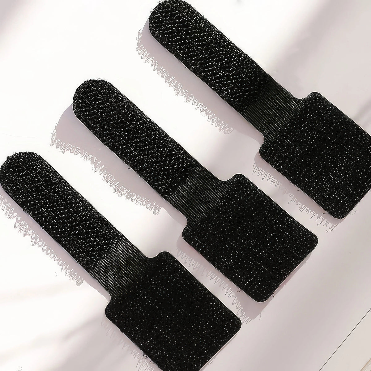 10 Black/White Cable Ties, Black and White Cable Organizer, Used for Data Cable Management and Desktop Computers