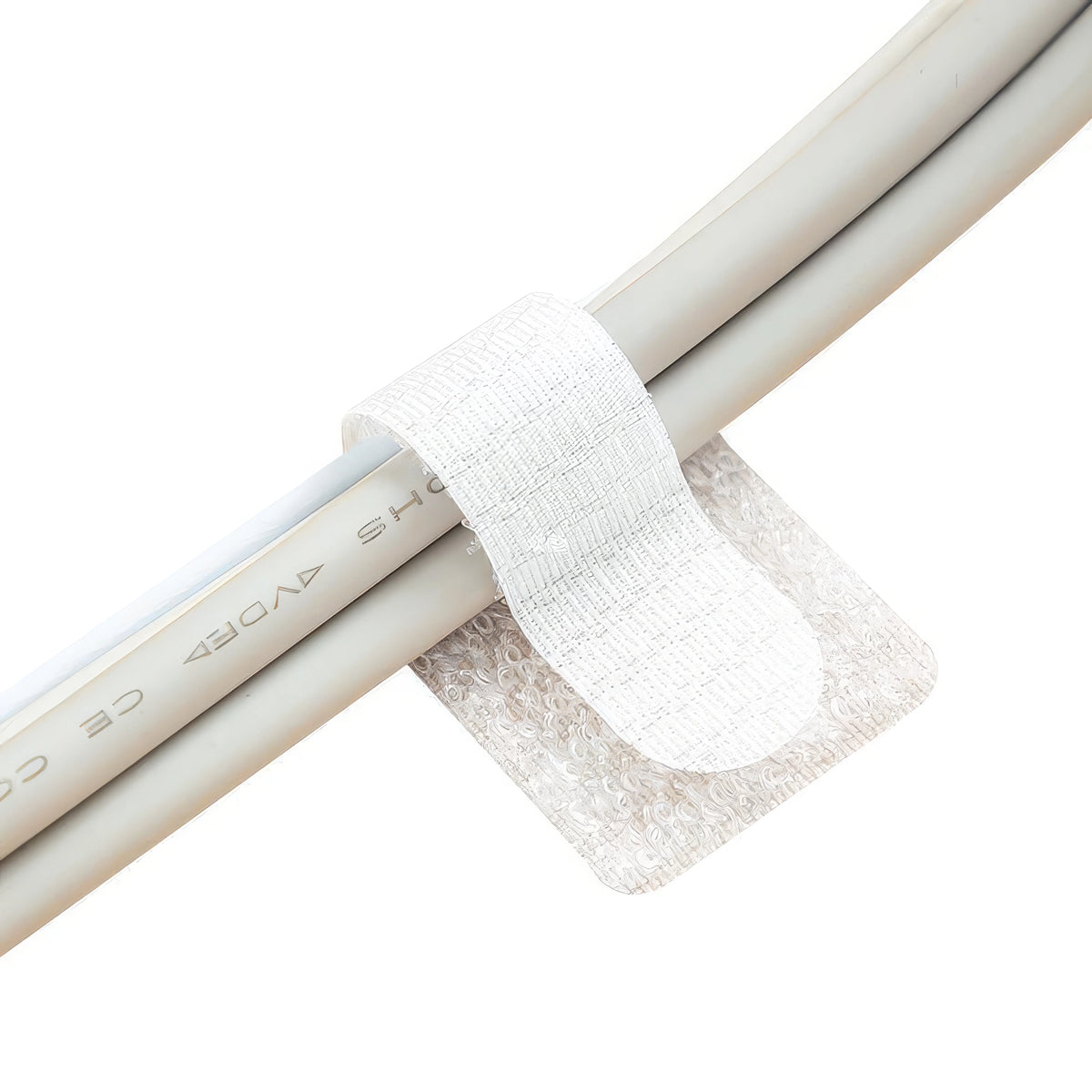 10 Black/White Cable Ties, Black and White Cable Organizer, Used for Data Cable Management and Desktop Computers